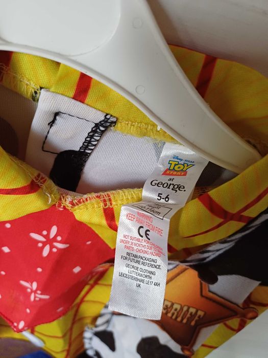 маскарадний костюм шериф ковбой вуді 5-6 років історія іграшок