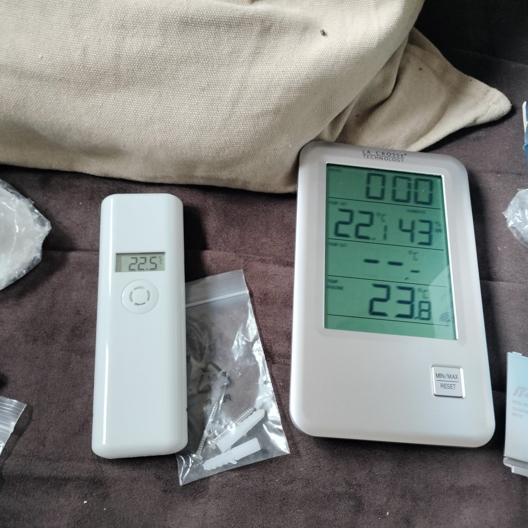Stacja pogodowa temperatura basen dom