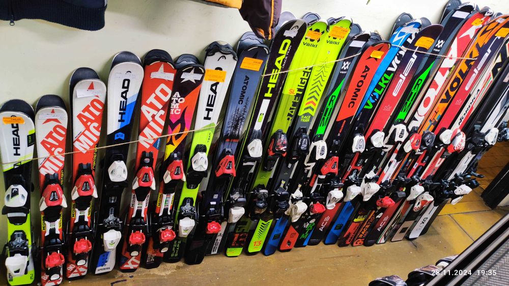 Kije Narciarskie używane 80-135cm Atomic Scott Elan Leki wysyłka Sklep