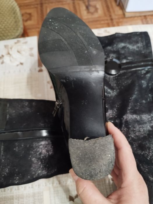 Чоботи весня/осінь кожаная 39р.