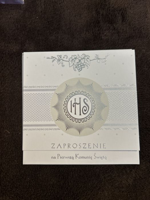 Zaproszenia na pierwszą komunię świętą / I komunię świętą
