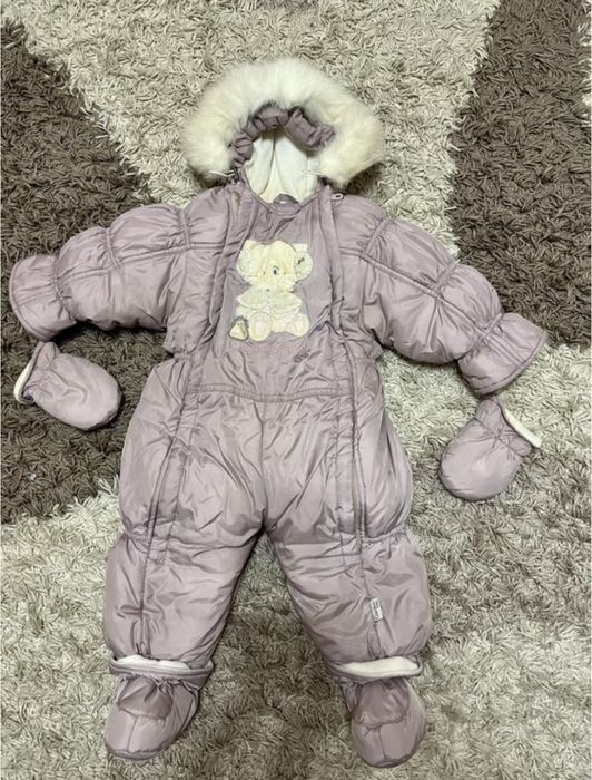 Дитячий зимовий комбінезон , р.80 на вовні, Garden baby