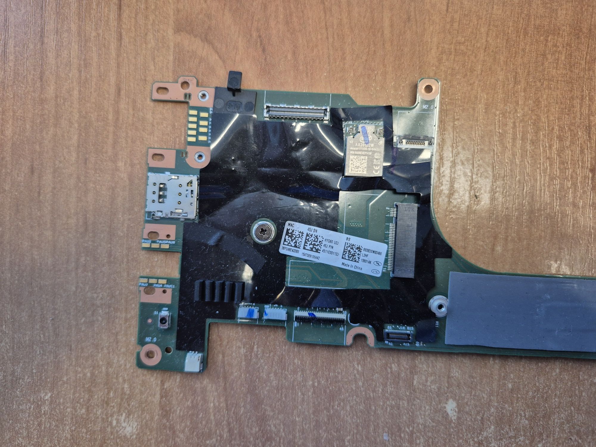 Материнська плата Lenovo X1 gen 9, I7 11 gen, 32 gb ram