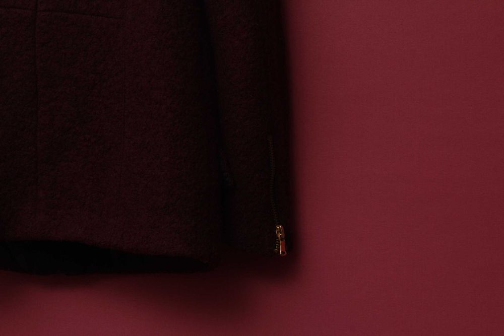 Zara рр S куртка косуха из шерсти женская