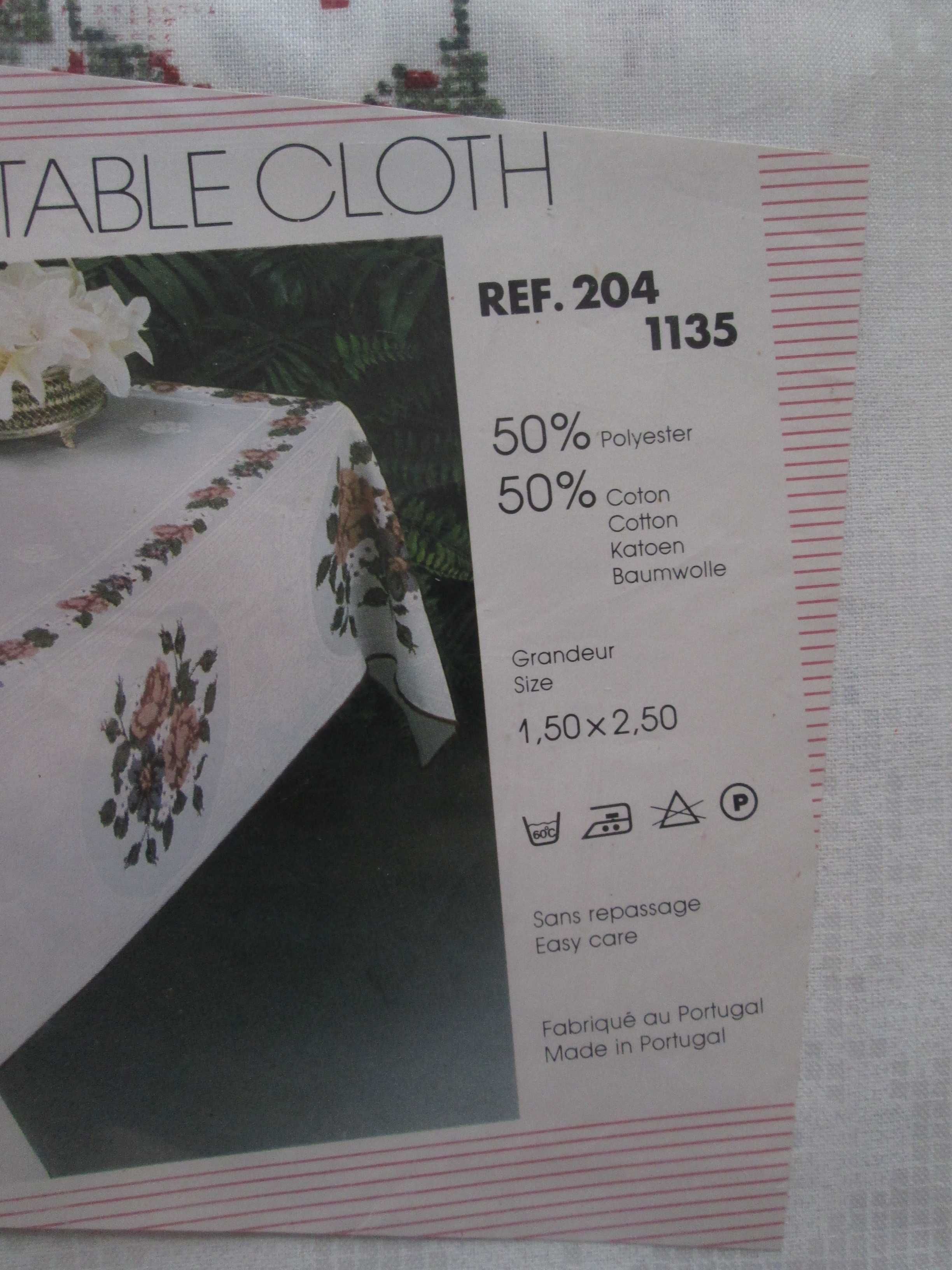 Toalha de banquete c/ 1,50 m / 2.50 m (50 % polyester e 50 % algodão