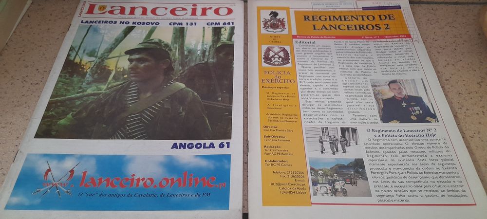 Conjunto 3 revistas Cavalaria