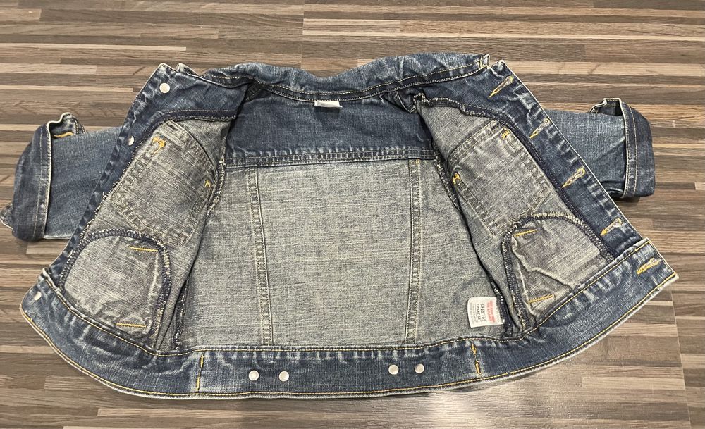 Kurtka bluza jeansowa dla dziewczynki 2 sztuki rozmiar 80 9-12