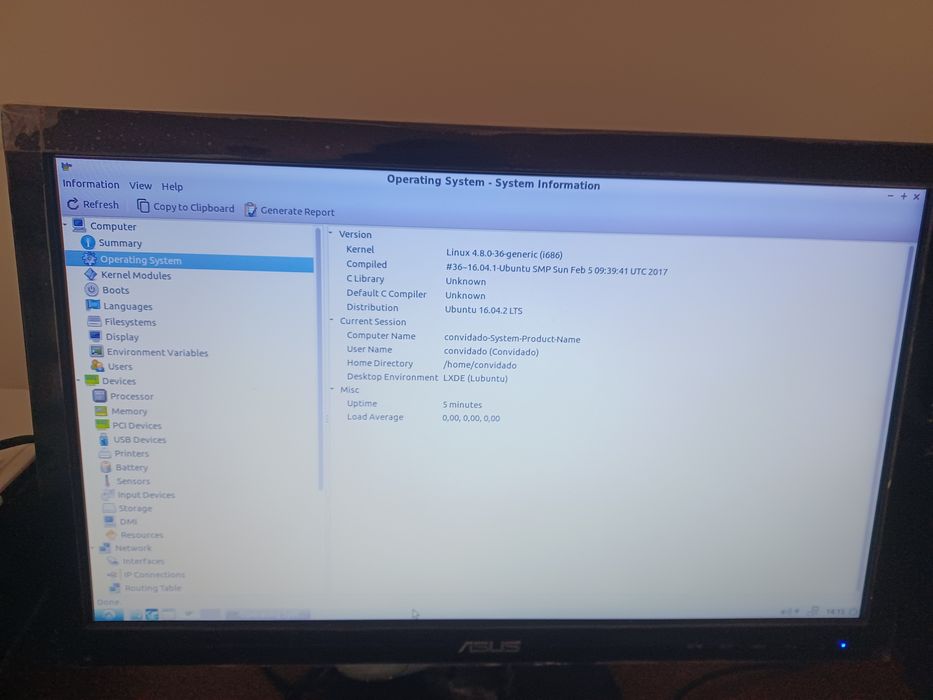 Computador AMD Sempron , 320GB SSD, 2GB Ram