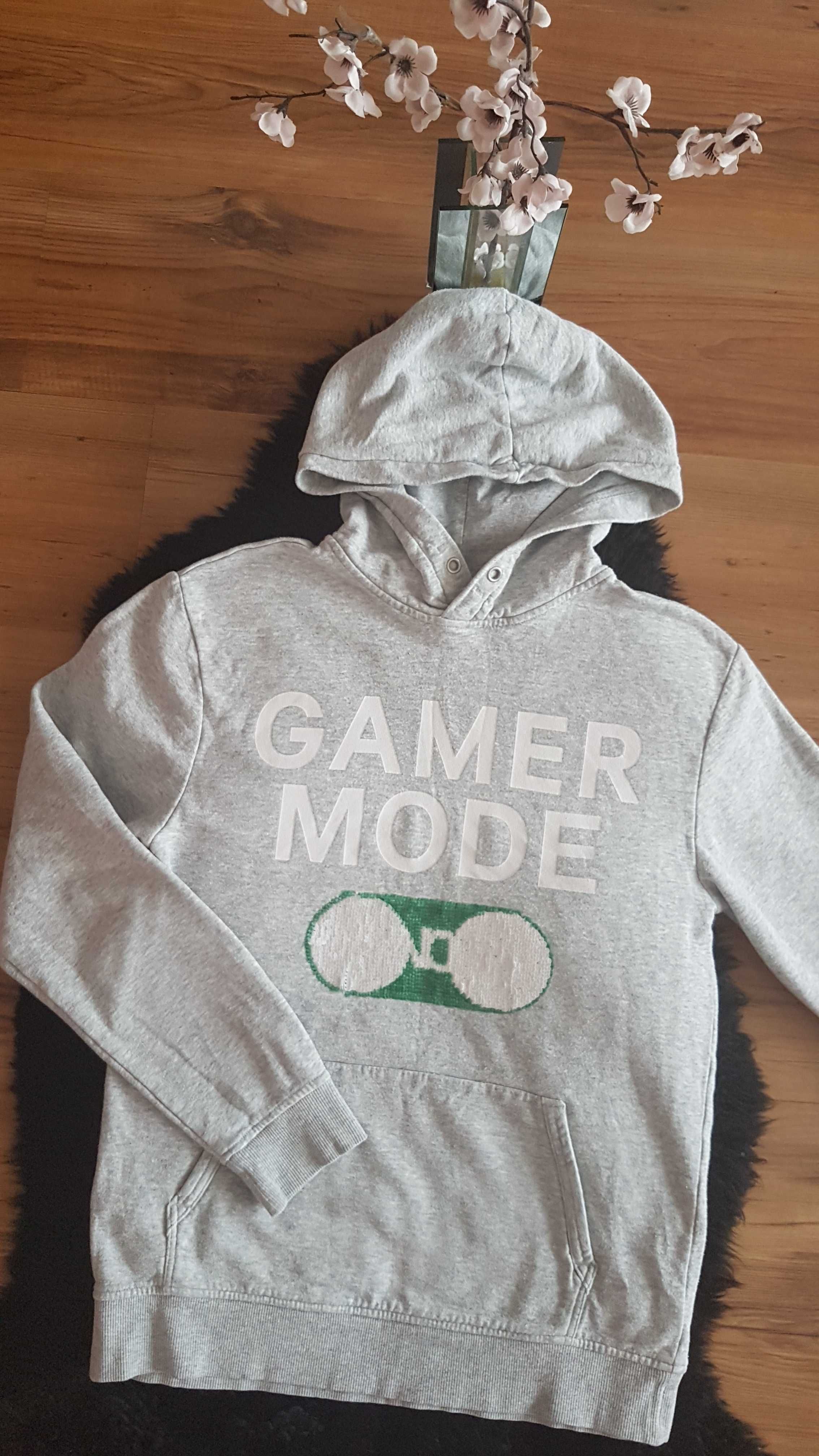 Nowość 2024:) bluza z kapturem GAMER MODE H&M 164