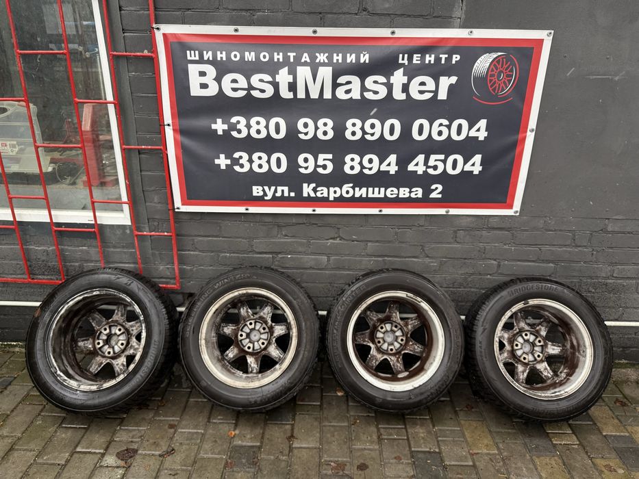 5х112 r15 Golf, Octavia, Leon шини 195 65 15 Bridgestone зима