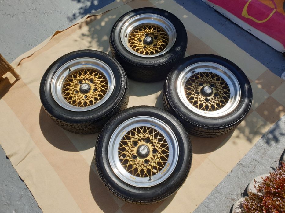 Jantes BBS Mahle Porsche Originais 7j 8j C/Pneus Aba Polida