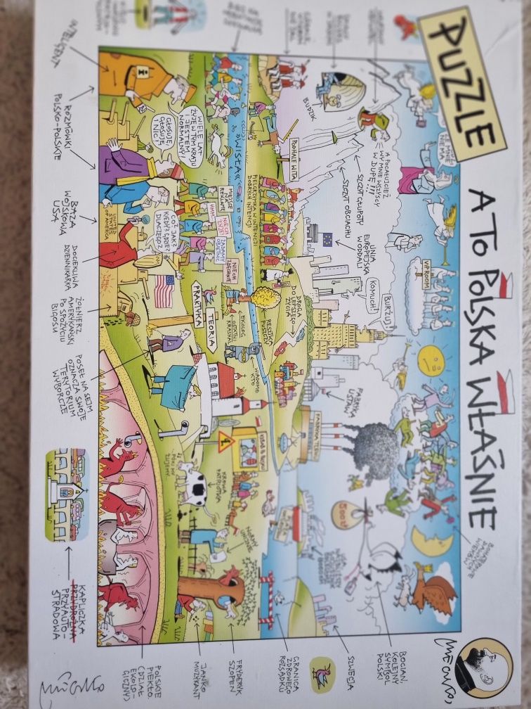 Puzzle 1000 elementów, A to Polska właśnie Andrzej Mleczko