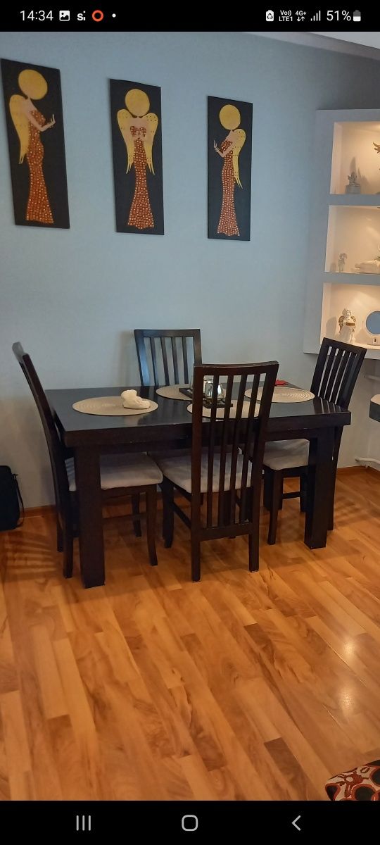 500 zł Stół i 4 krzesła
