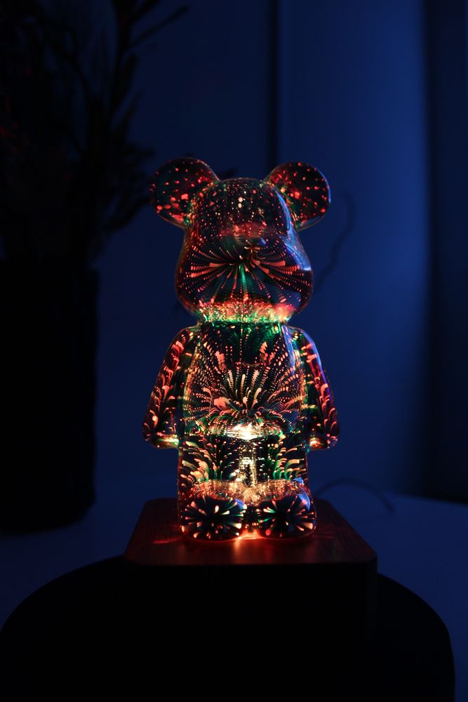 Мишка ночник RGB bearbrick