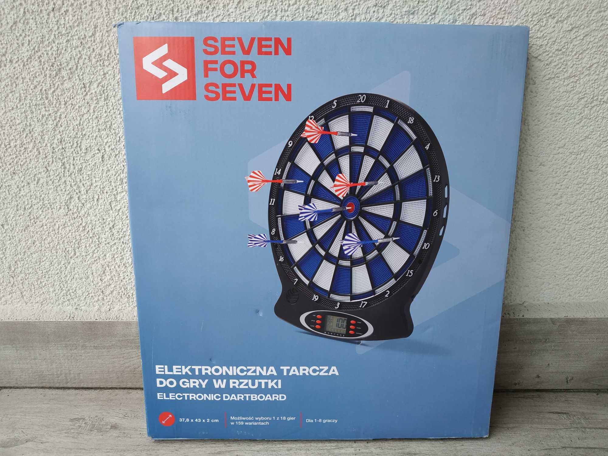 DART elektroniczna Tarcza do gry w rzutki Dartboard Seven for 7 - NOWA