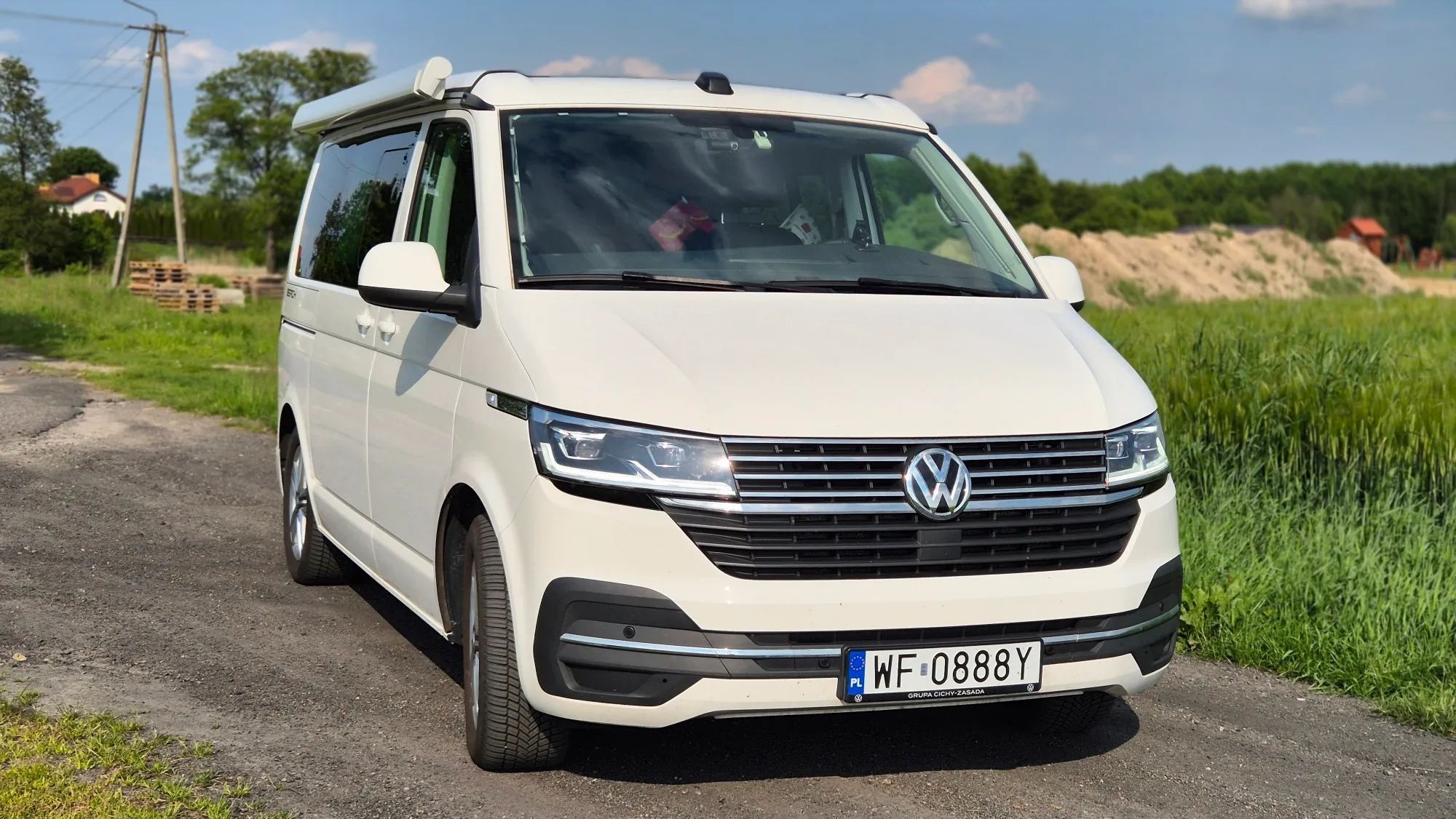 Volkswagen California T6.1 BEACH - 7 miejsc, hak, dużo dodatków, cesja leasingu