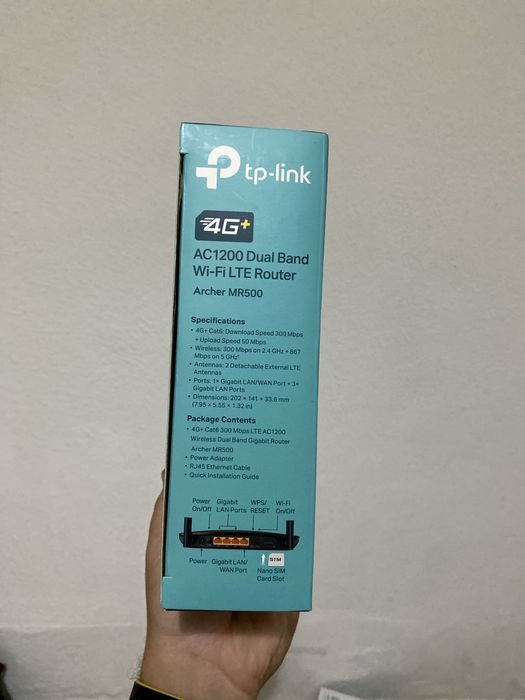Router Cartao SIM 4G+ TP Link