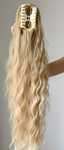 Włosy doczepiane kucyk blond ombre