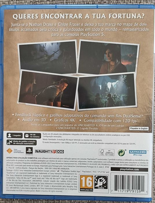 UNCHARTED: Coleção Legado dos Ladrões (PS5)