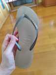 Havaianas originais bege escuro tamanho 37/38