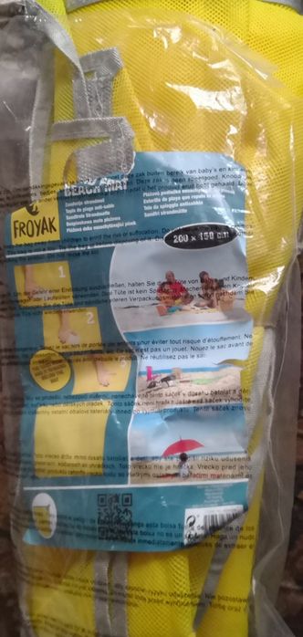 Mata plażowa 200x150 cm