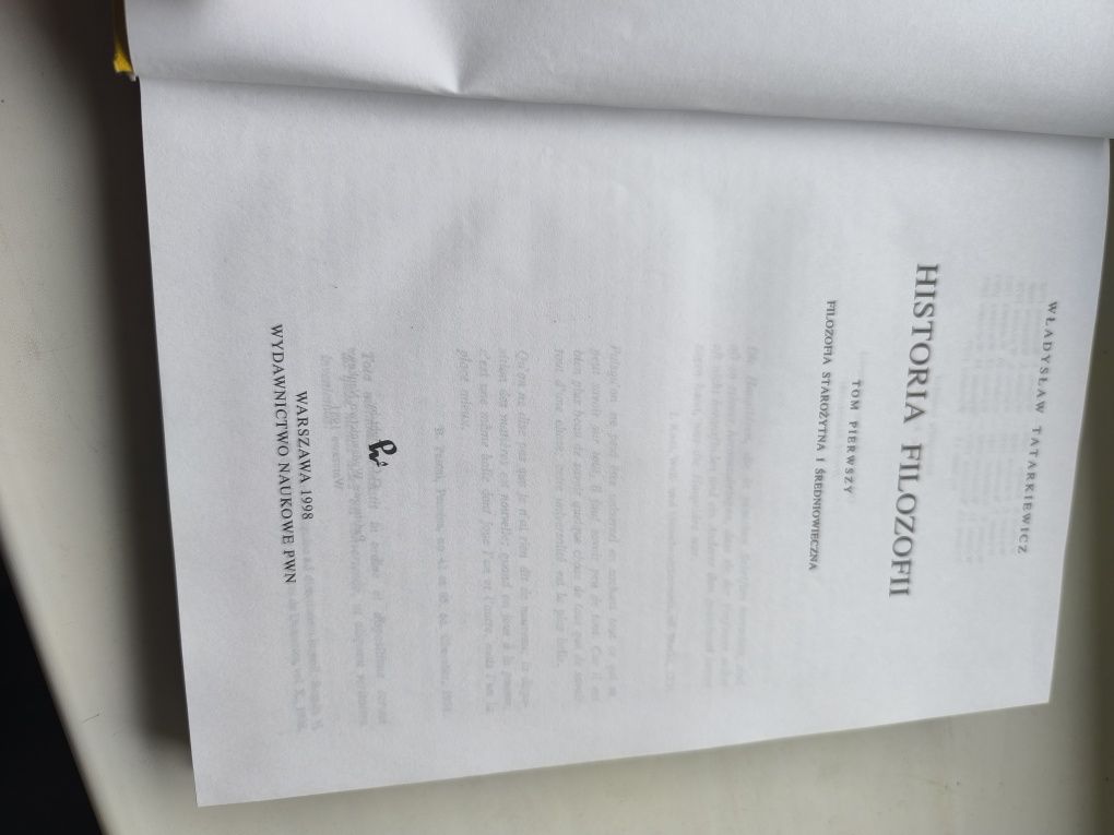 Historia filozofii Władysław Tatarkiewicz