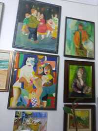 Diversas pinturas de arte