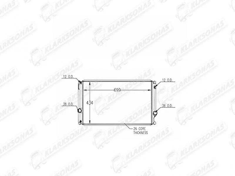 радіатор охолодження ЛЕКСУС LEXUS NX, 07.2014 -2022 1640036100