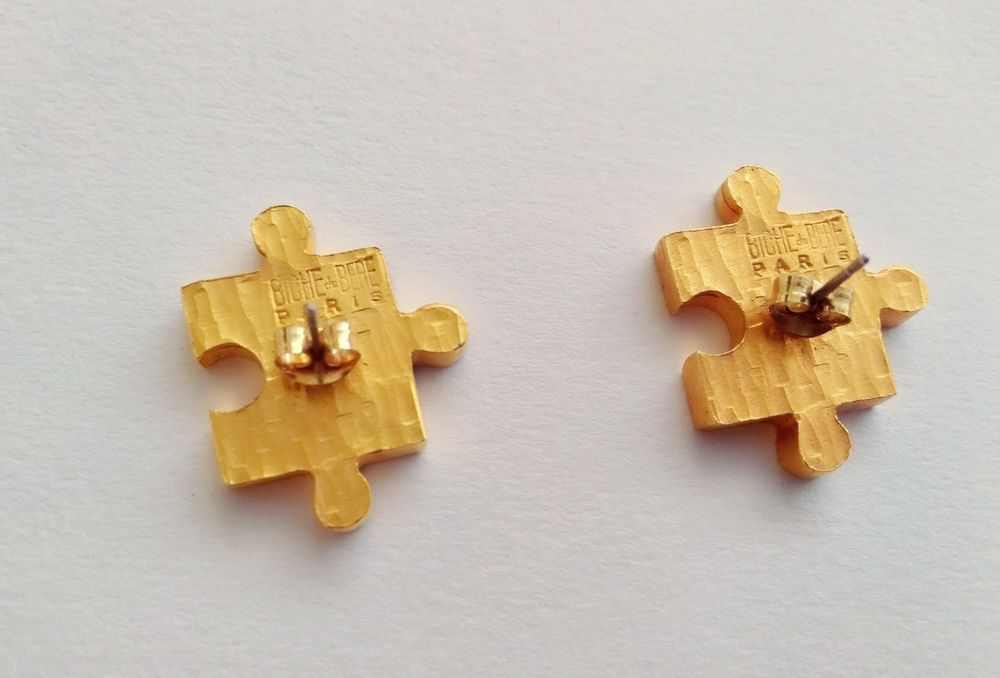 Colar e Brincos como novos Biche de Bere - bijuteria francesa