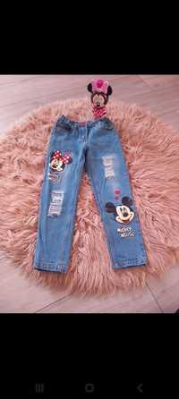 Spodnie z myszką Minnie I Mickey