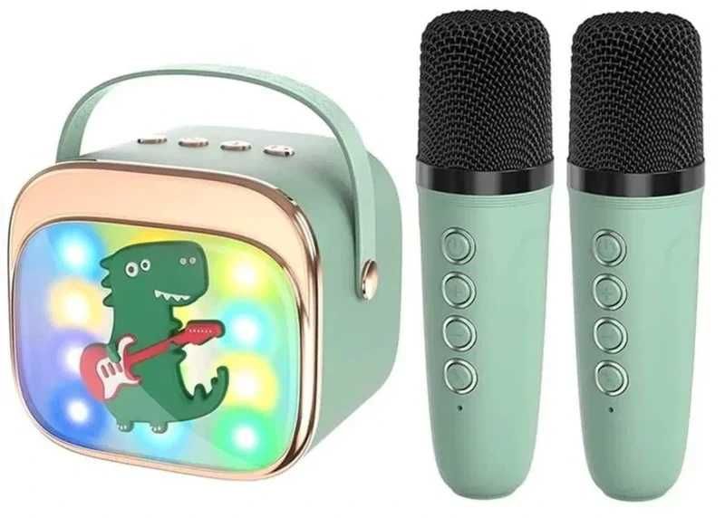 Mini Karaoke Karaoke Sistema portátil para crianças Conjunto Microfone