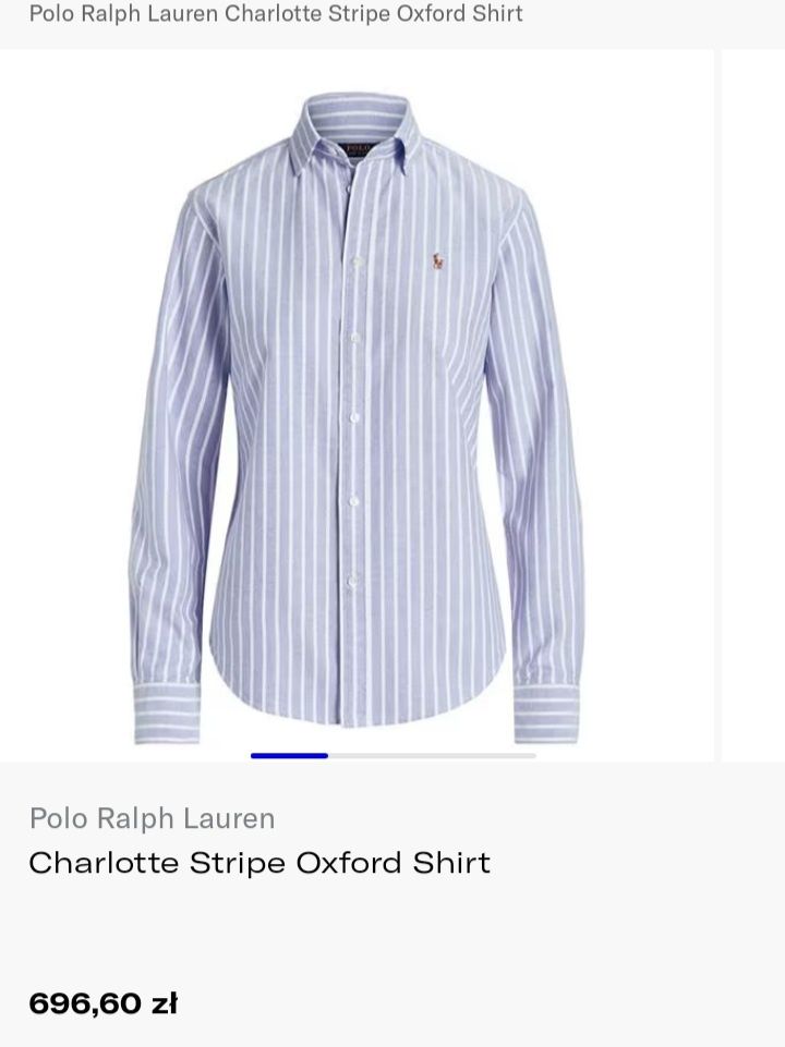 RALPH LAUREN koszula Oxford paski rozmiar S (4)