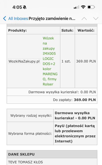 Rolser wózek na zakupy