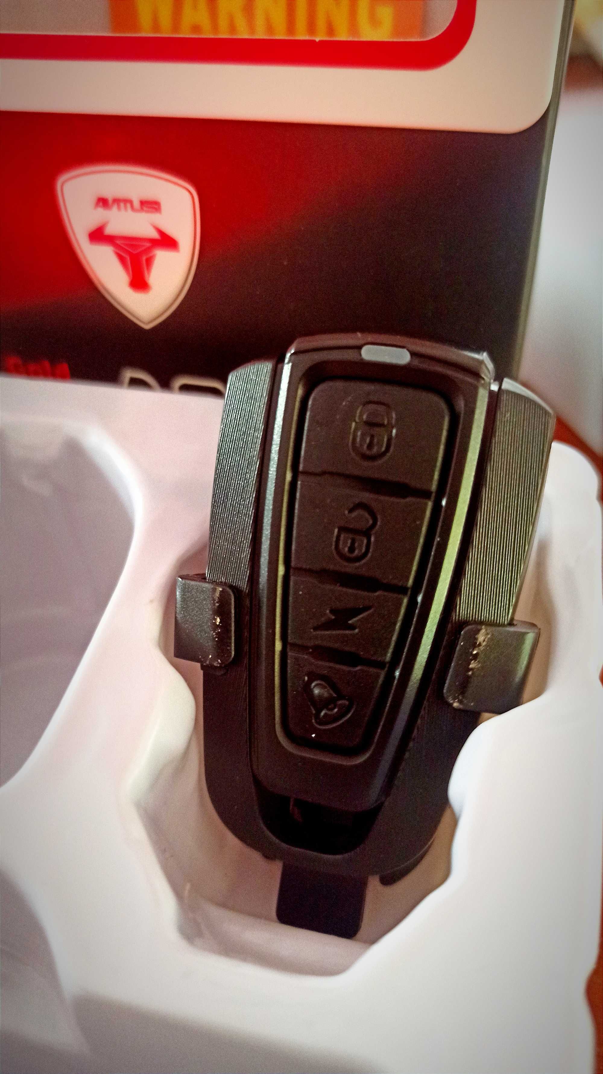 Antusi A8 Pro ALARM lampka stop NOWY rower klakson pilot hamulec