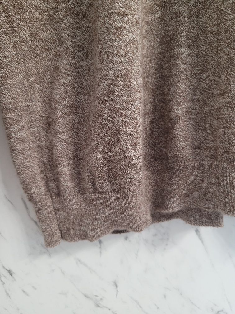 Sweter melanż 100% wełna merino