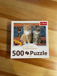 Puzzle TREFL 500 elementów kotki