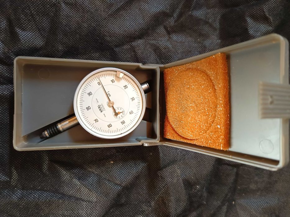 Czujnik zegarowy TESA Szwajcaria 0,001 mm - oryginał, stan bdb