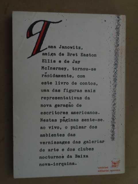 Escravos de Nova Iorque de Tama Janowitz