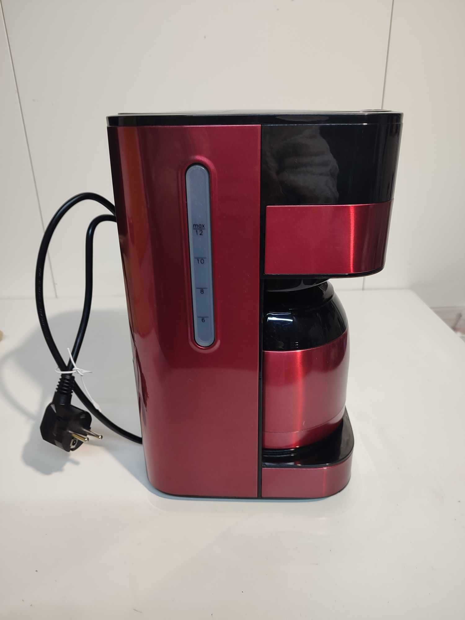 Ekspres przelewowy Klarstein Arabica 1,2 l czerwony