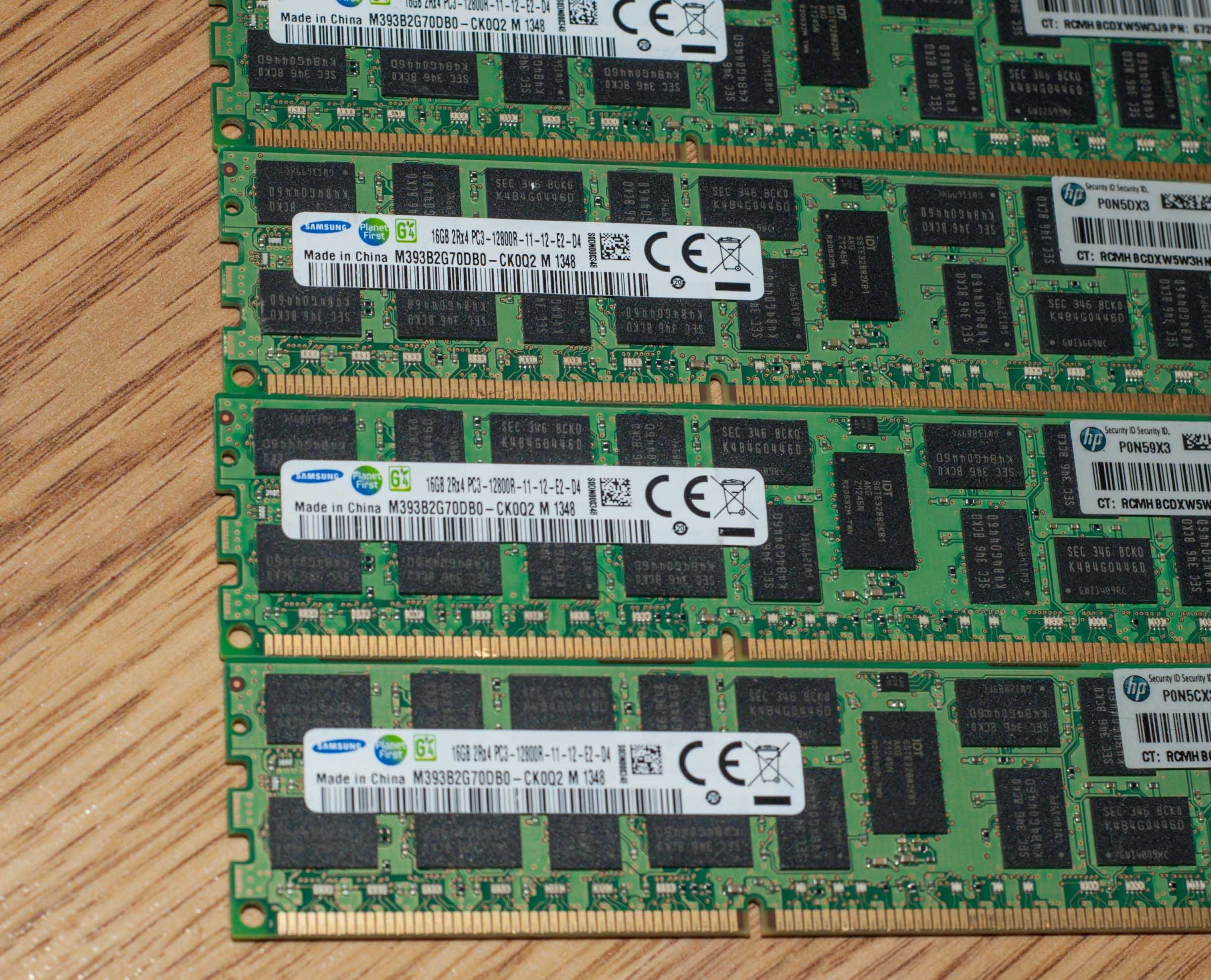 Серверная оперативная память DDR3 16Gb 12800 ECC REG Гарантія