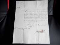 Documento / Manuscrito  Selado , ano 1842