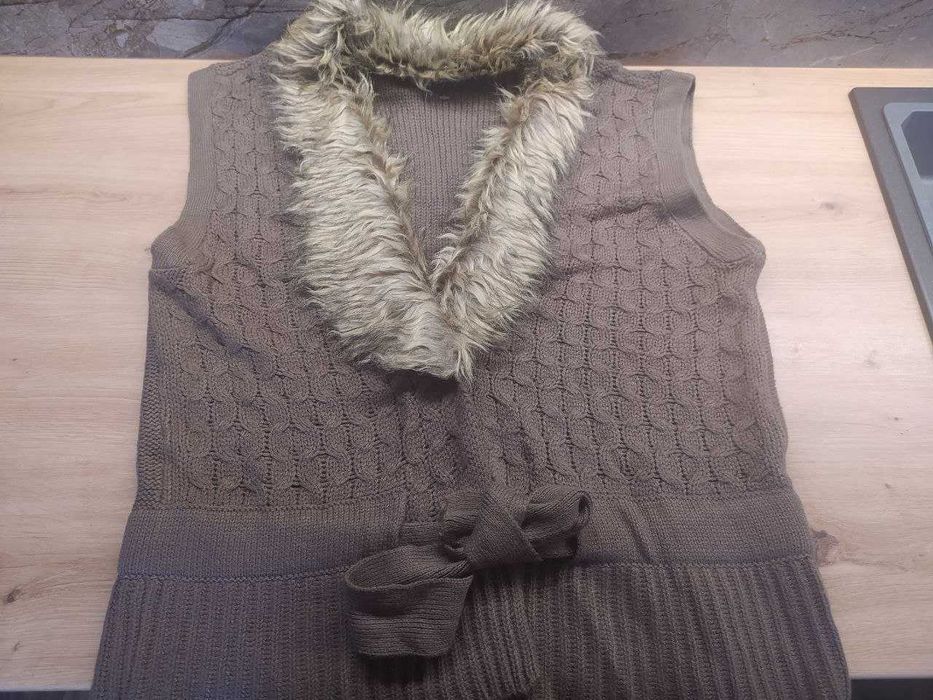 НОВАЯ!Женская вязанная жилетка  размер 48-50, жіночий жилет