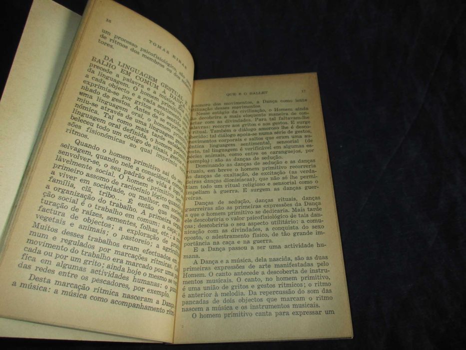 Livro Que é o Ballet Tomás Ribas