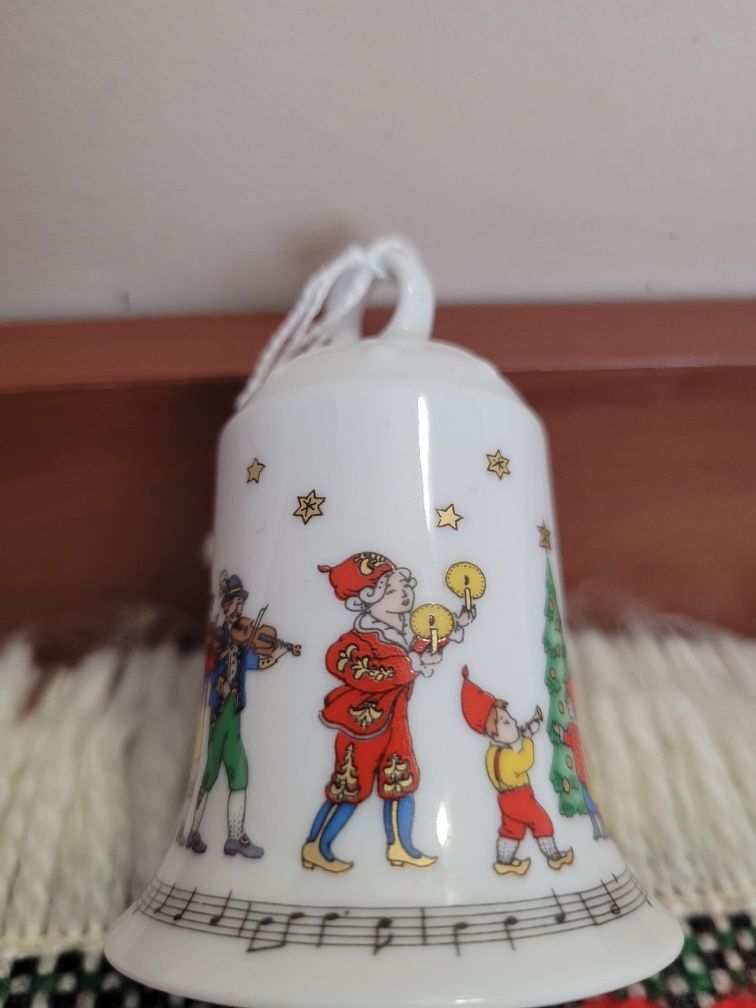 Dzwonek Bożonarodzeniowy Hutschenreuther Vintage