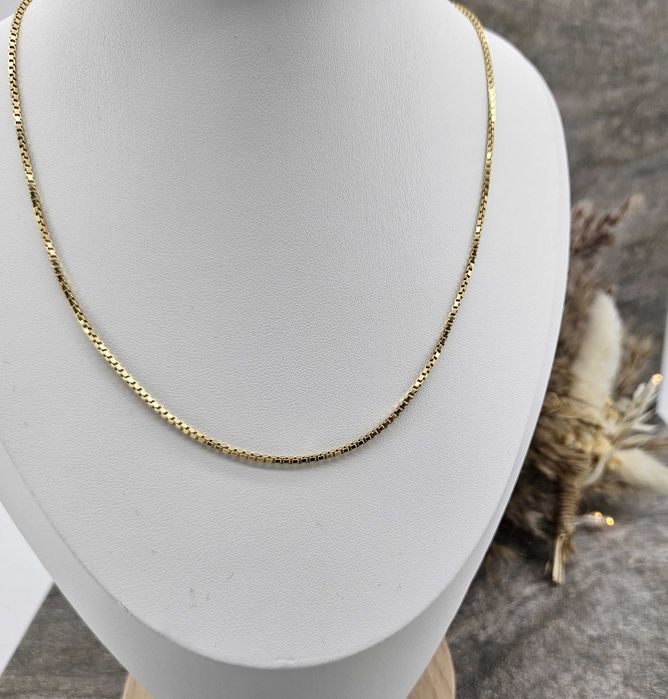 Piękny Złoty Łańcuszek Próba 750 Waga: 6.04g Długość 38 cm