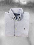 Koszula Ralph Lauren Oxford Blękitna Vintage Old Money Rainbow Pony