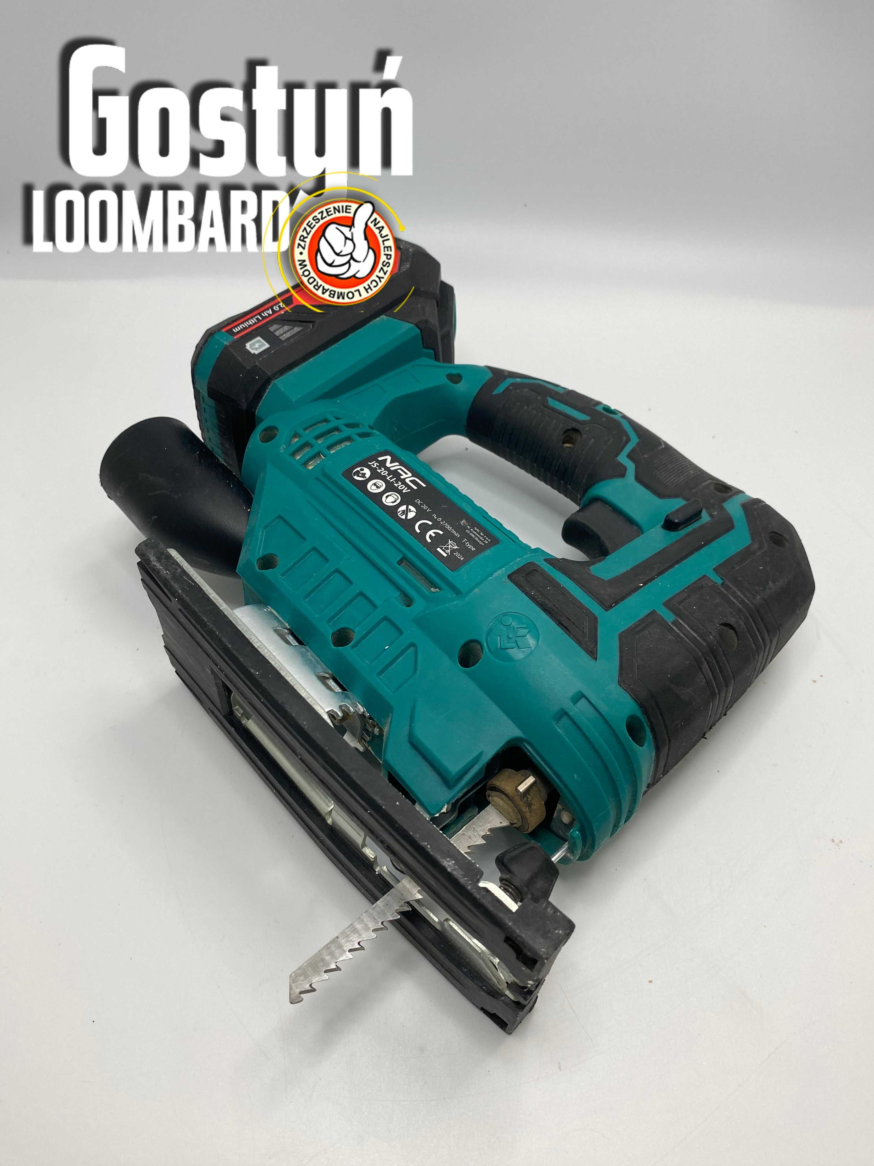 od Loombard Gostyń Wyrzynarka Nac JS-20-LI-20V KOMPLET!