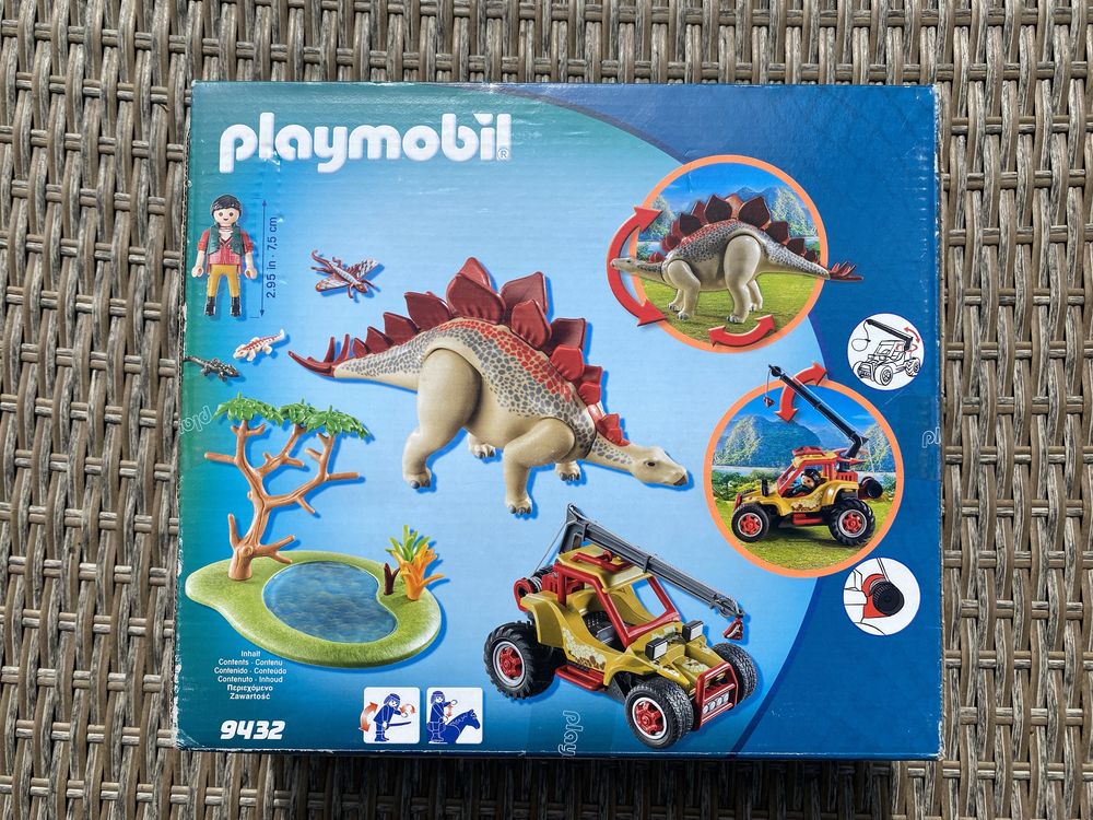 PLAYMOBIL 9432 Pojazd Badawczy z dinozaurem Stegozaurem NOWE