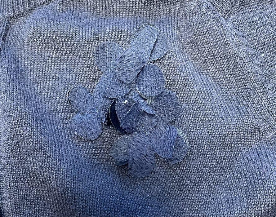 Używane granatowe bolerko dziewczęce Zara