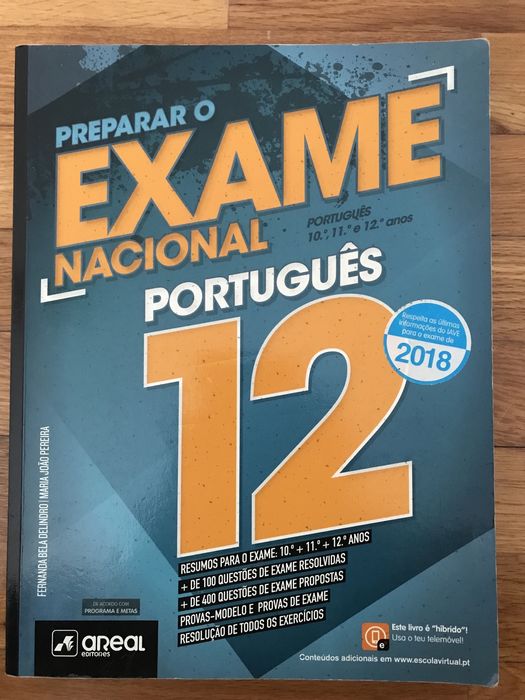 Livro de preparação para exame de Português